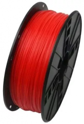 Gembird Filament PLA, 1,75mm, 1kg, fluorescentní, červená