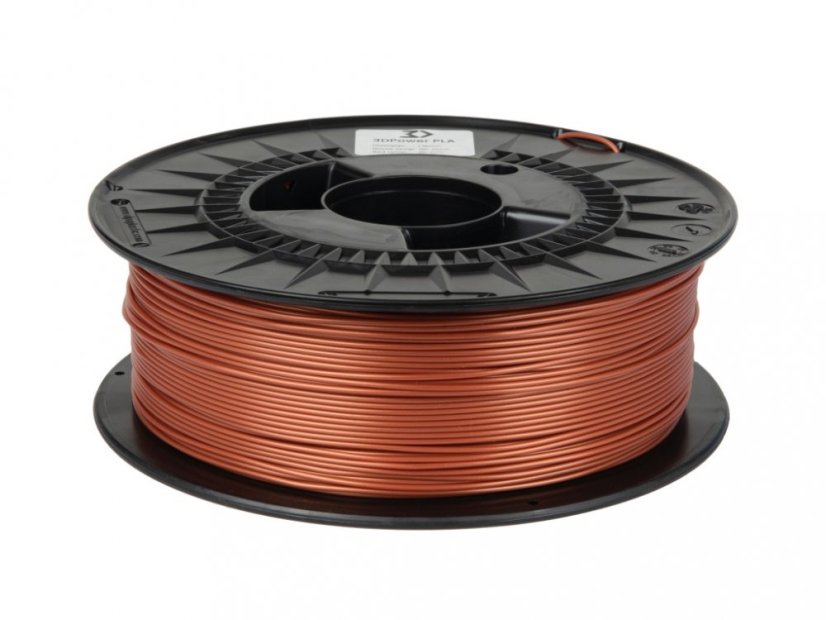 3DPower Basic PLA Filament medená (copper) 1.75mm 1kg