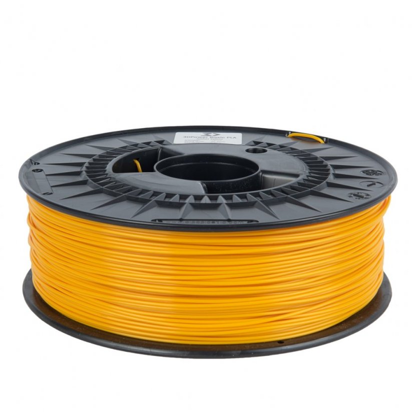 3DPower Basic PLA Filament  Amber Yellow 1.75mm 1kg