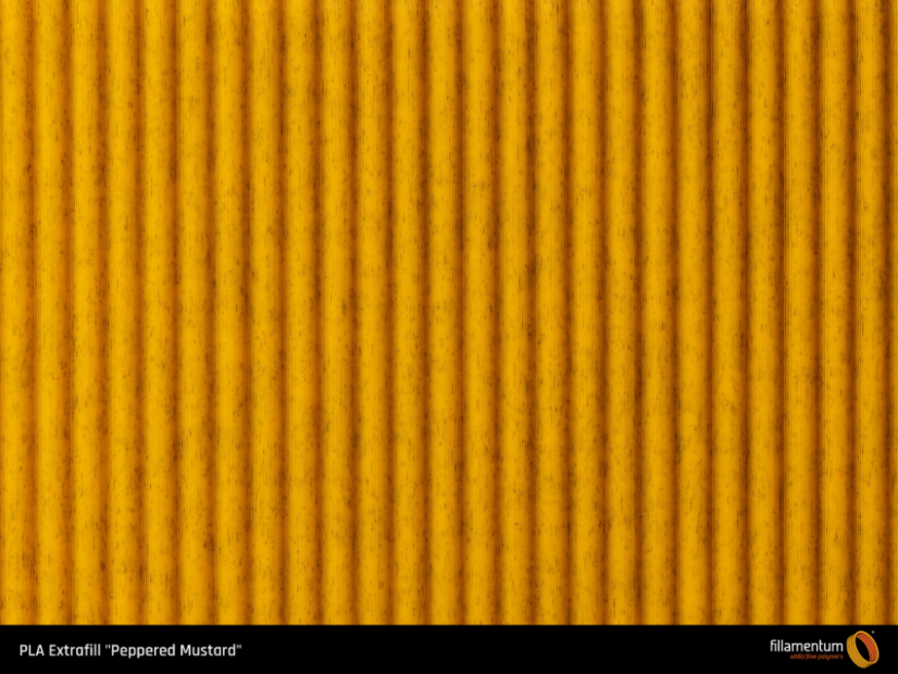 Fillamentum PLA Extrafill Filament "Peppered Mustard" 1.75 mm 0.75 kg