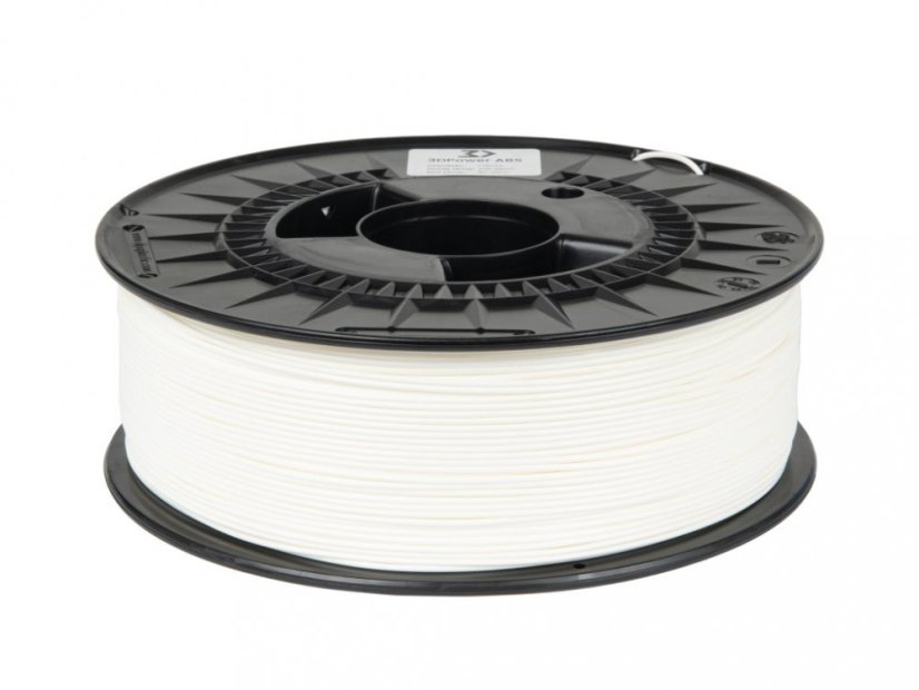 3DPower Basic ABS Filament bílá (white) 1.75mm 1kg